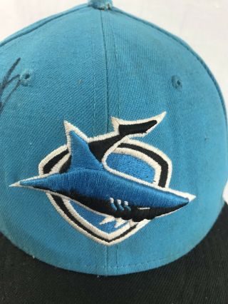 Cronulla Sharks Autographed Snap Back Cap Vintage Official Rugby League NRL 3