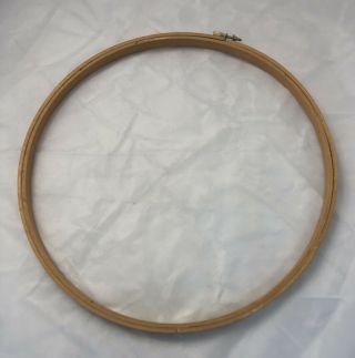 12 Inch Round Embroidery Quilting Hoop Wood Vintage