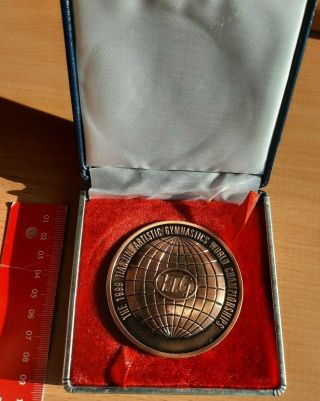 1999 天津 Tianjin China Vintage Artistic Gymnastics World Championship Sport Medal