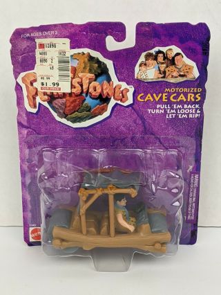 1993 The Flintstones Motorized Cave Car With Fred The Flintmobile Nip