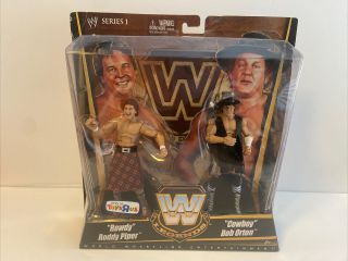 Wwe Elite Rowdy Roddy Piper & Cowboy Bob Orton Legends Series 1 Toys R Us Rare