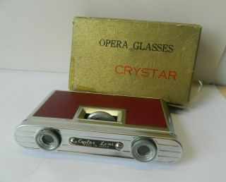 Vintage Crystar Lens Opera Glasses Made In Japan