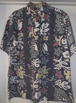 Vintage Men’s Reyn Spooner Pullover Hawaiian Traditional Shirt Xl Reverse Print