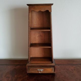 Vintage 3 Tier Shelving Unit/wall Hanging (16 " X 7.  75 " X 3 ")