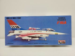 Minicraft - Hasegawa F - 16a Us Air Force Military Fighter Jet Vtg Model Kit 1/72