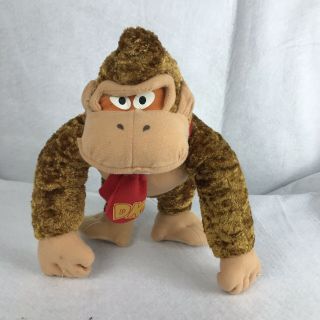 Nintendo Donkey Kong 12 Inch Plush - Stuffed Animal 2002 12” Kellytoy - Mario