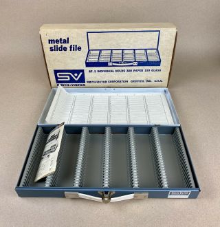 Vintage Smith - Victor Sf - 1 Slide Storage Case Holds 150 2x2 35mm Slides