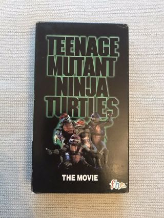 Teenage Mutant Ninja Turtles - The Movie {vhs}1990 - Vintage F.  A.  B -