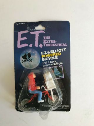Vintage E.  T.  & Elliot Powered Bicycle By Ljn Toys 1982