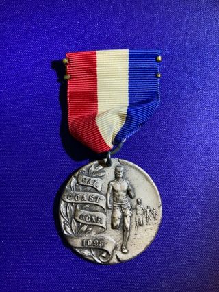1923 Vintage Silver Dieges & Clust Cal Coast Conf Medal Relay 2nd Place