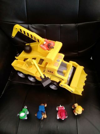 Paw Patrol Rubble Ultimate Rescue Construction Truck With Figures