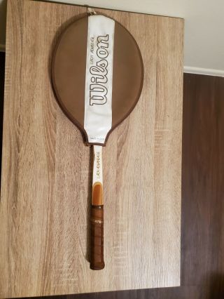 Vintage Wilson Lady Advantage Wood Tennis Racquet 4 3/8 Light