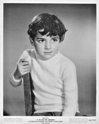 Jonathan Ashmore Child Actor 8x10 Vintage Photo A Kid For Two Farthings