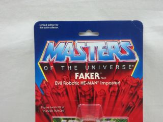 MOTU,  Commemorative FAKER,  figure,  MOC,  Masters of the Universe,  He Man 3