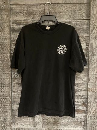 Nhs Independent Truck Company Black T Shirt 100 Cotton Mens Size Xl Vintage