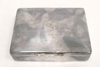 Vintage Aristocrat H.  E.  P.  N.  S.  B Silver Plated Box Made In England - B80
