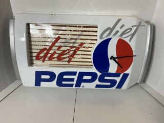 Vintage " Diet Pepsi " Can Shape Wall Clock