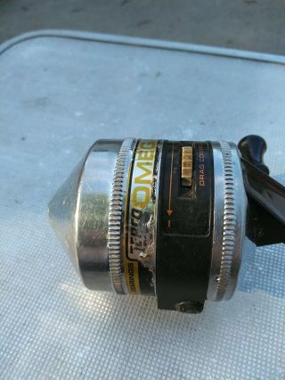 Vintage Zebco Omega 181 Spincast Reel Fishing Made In The Usa