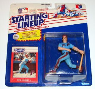 Starting Lineup Mike Schmidt Offer Mlb Baseball Figure Card Moc Kenner 1988