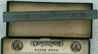Vintage Fine Carborundum Razor Hone 101 Knife Axe Collectible Sharpening Stone 3