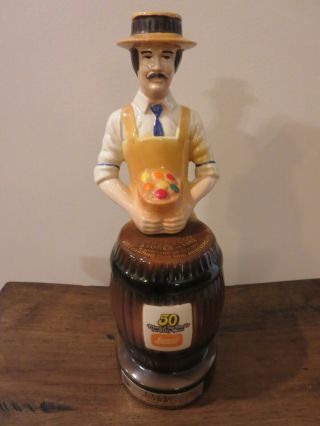Jim Beam Decanter Jewel Food Stores 50th Anniversary 1982 Vintage Collectible