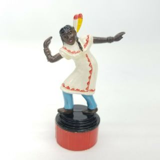 Pencil Sharpener Native American Indian Vintage Hong Kong Plastic Figural No 366