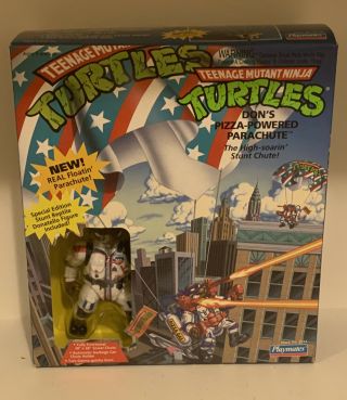Tmnt 1989 Don’s Pizza Powered Parachute -