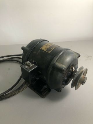 Vintage Century Single Phase Motor 1/4 Hp 110v 220amp