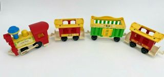 Vintage Fisher Price Little People 1973 Circus Train 991