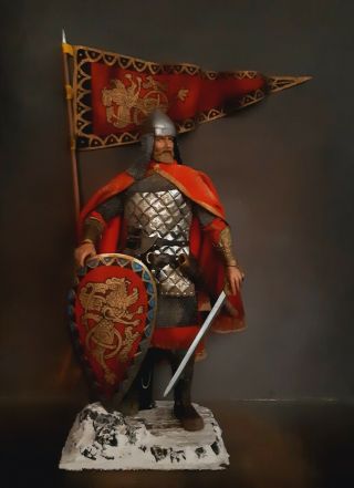12 " Custom Andrey Ii Of Vladimir,  Medieval Russian Knight 1/6 Figure Ignite