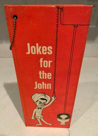 Vintage Kanrom Inc Jokes For The John 1961 Bathroom Book Of Jokes Retro Adult