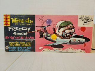 Vintage Hawk Weird - Ohs Freddy Flameout The Way Out Jet Jockey Plastic Model Kit