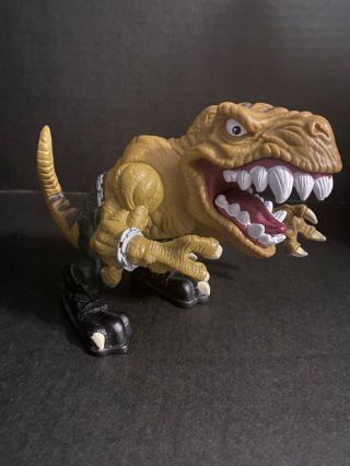 Vintage 1996 Mattel Extreme Dinosaurs T - Bone T - Rex Action Figure
