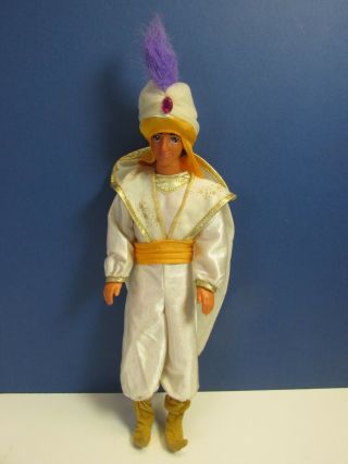 Vintage Disney Aladdin Prince Ali Doll Figure 12 " Mattel Barbie 1992 3697