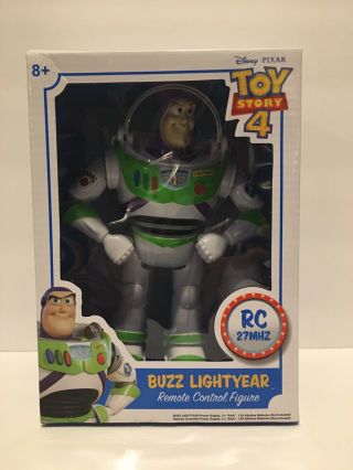 Disney Toy Story 4 Buzz Lightyear Remote Control Figure Retractable Wings -