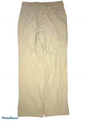 Vtg Polo Ralph Lauren Men’s Made in USA Beige Khaki Pants Size 33x34 C30 3