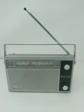 Vintage Dana Ds - 506 Portable Transistor Radio Made In Poland,  Polska