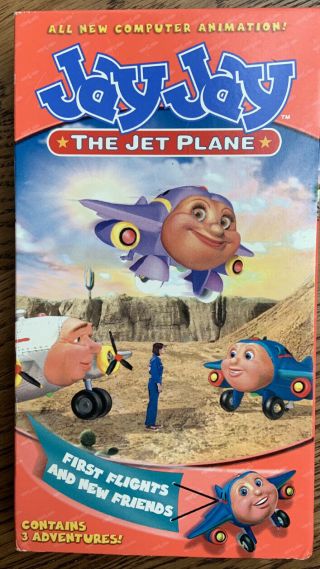 Jay Jay The Jetplane First Flights And Friends Rare Vintage Vhs