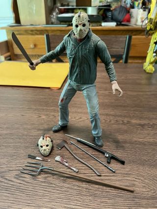 Neca Friday The 13th Part Iii Jason Voorhees Figure Loose Complete