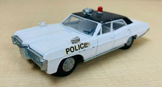 Vintage Dinky Toys Pontiac Parisienne Diecast Police Car Model