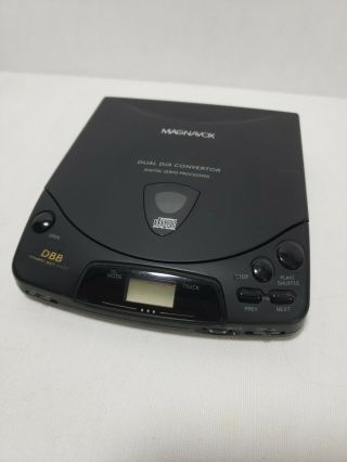 Vintage Magnavox Portable Cd Player Dual D/a Converter Model Az6832