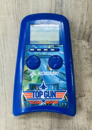 Rare Vintage 1991 Konami Top Gun: The Second Mission Handheld Game