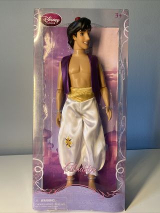 Disney Store Classic Prince Aladdin Doll 12 Inches