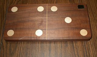 Vintage Dominion Cutting Board Hand Crafted Solid Walnut Vant Industries