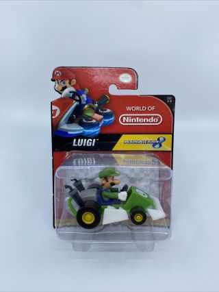 Jakks World Of Nintendo Luigi Kart Racecar Mario Kart 8 Series 1 - 3 Christmas