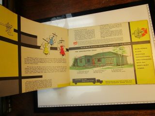Vtg Home Advertisement Brochure Floor Plan 1950s /1960 ' s COLIN SWIFT NIAGARA N.  Y 3