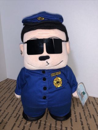 1998 Fun - 4 - All South Park Officer Barbrady 13 " Inch Plush W/ Tags