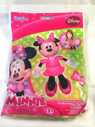 DISNEY MINNIE MOUSE BLOW UP INFLATABLE PLASTIC TOY DOLL 49 CM WHEN INFLATED 2