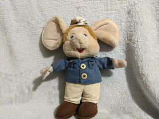 Vintage Topo Gigio Plush Doll By Angel Toys 10 Inches Tall
