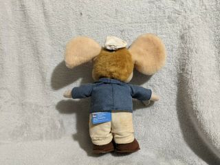 Vintage Topo Gigio Plush Doll by Angel Toys 10 Inches Tall 3